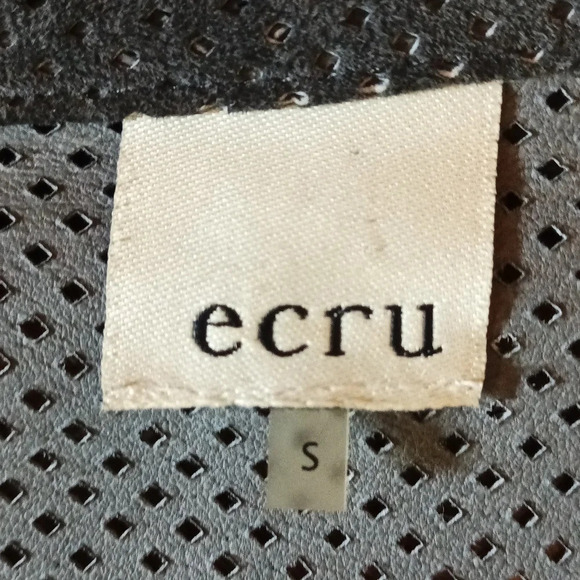 Ecru suede perforated fitted snap bluish gray soft pliable western street wear s - Picture 11 of 16